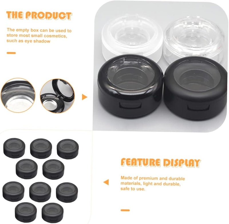 10 Sets Empty Magnetic Eyeshadow Palette Refillable Travel Makeup Palette - Image 4